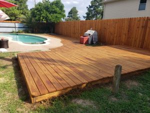 Ninja Fence Staining